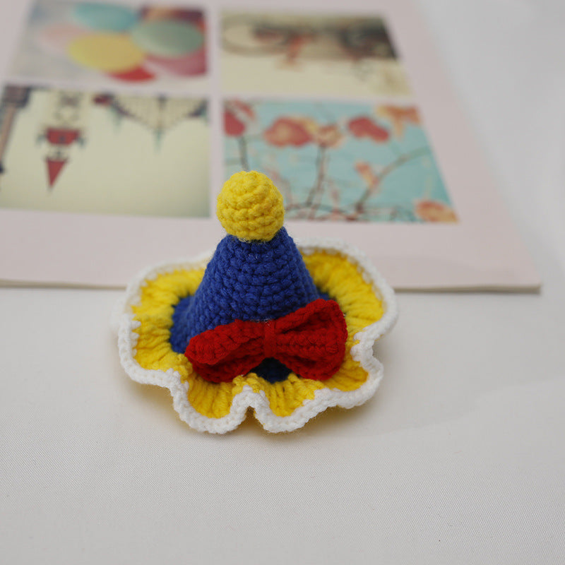 Wholesale Wool Knitting Colorful Hat Hairpins