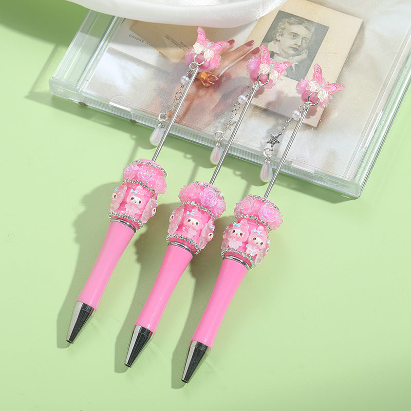 Wholesale 10pcs Heavy Industry Cartoon Cute DIY Beaded Pen