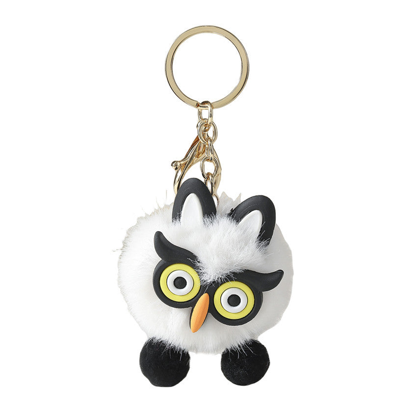 Wholesale Cartoon Plush Owl Keychain