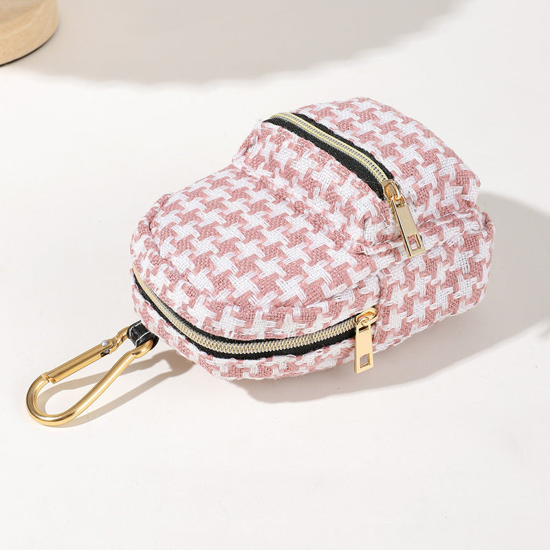 Wholesale Thousand Bird Pattern PU Zero Wallet Keychain