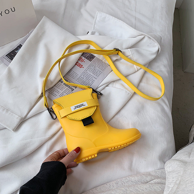 Wholesale PU Candy Color Boot Bags Shoulder Bags