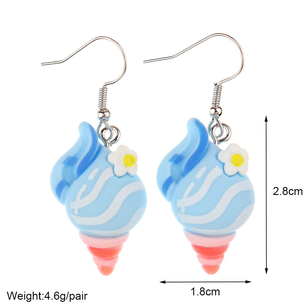 Wholesale Fun Cute Cartoon Plastic Earrings