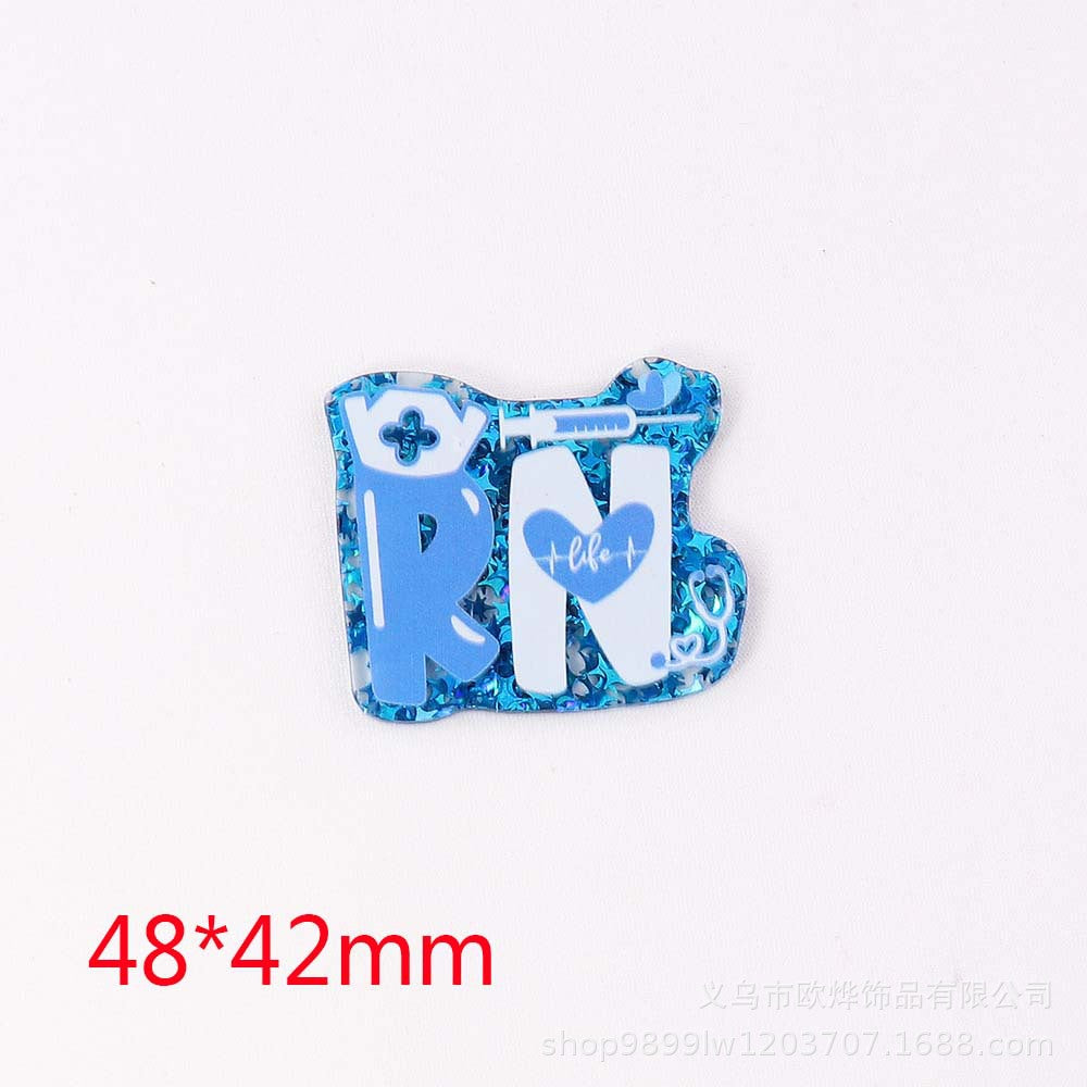Wholesale  10pcs/pack cartoon organ medical letter bag jewelry acrylic pin
