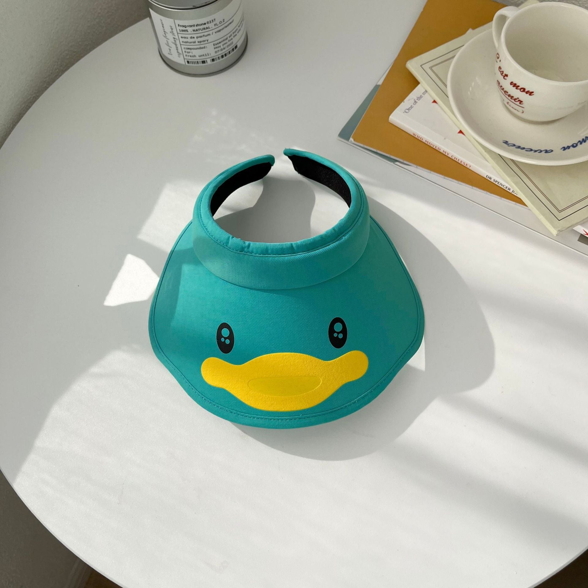 Summerante de verano de algodón para niños dibujos animados de pato amarillo