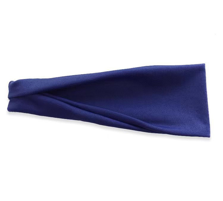 Wholesale Women's Solid Color Yoga Sports Fitness Running Sweat Absorbing Breathable Elastic Jumper Headband