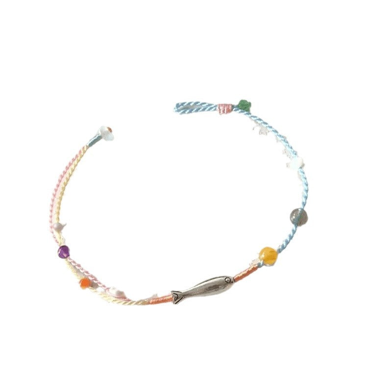Wholesale Small fish braided rope bracelet Chinese ethnic style