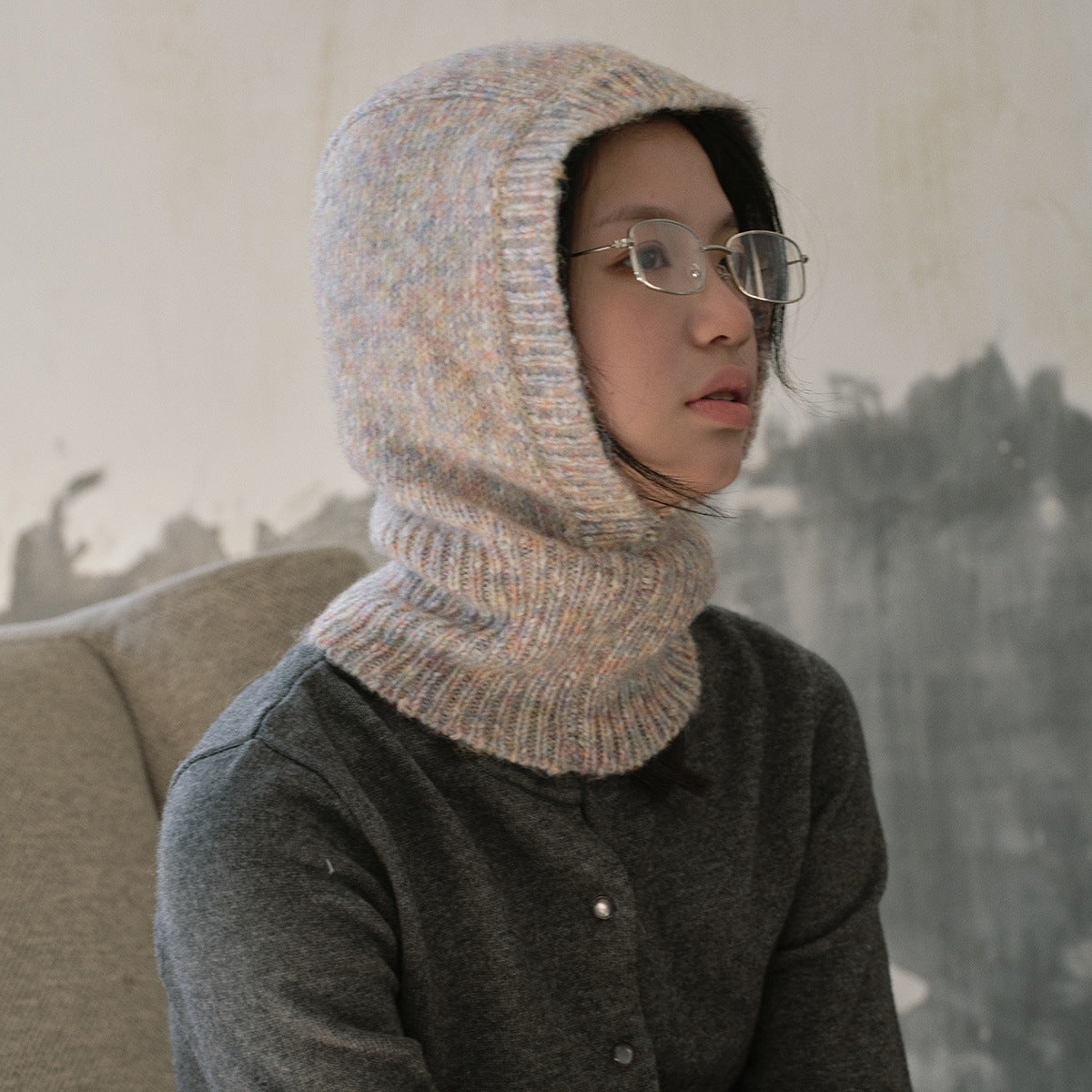 Wholesale Colorful Wool Balaclava Pullover Hat