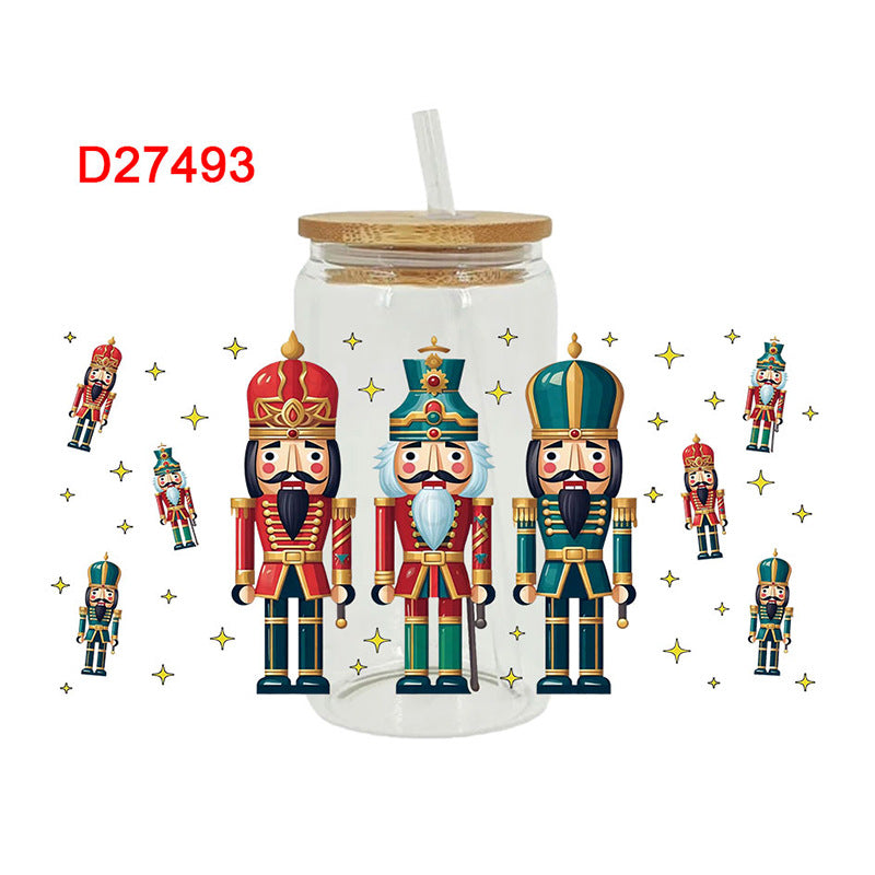 Wholesale UV Transfer Paste Glass Crystal Label Crystal Paste 16oz Cup UV DTF Wraps