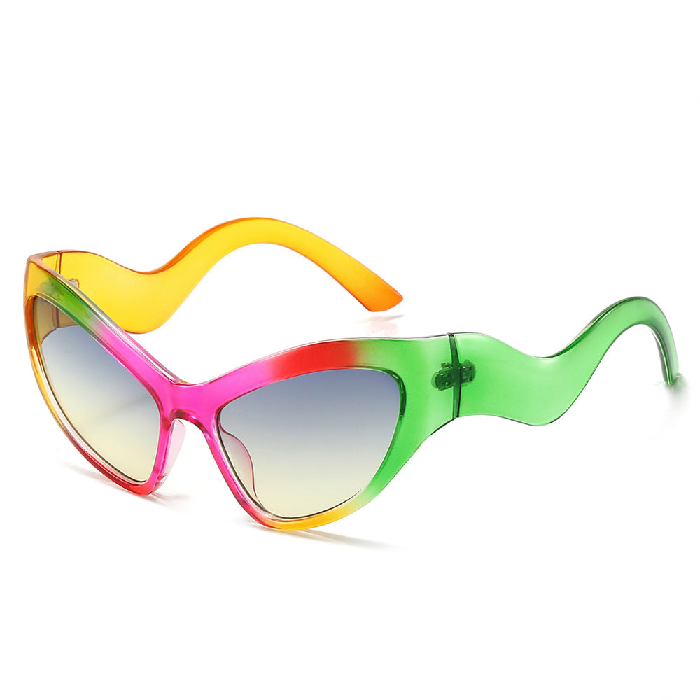 Wholesale Cat Eye Rainbow Sunglasses