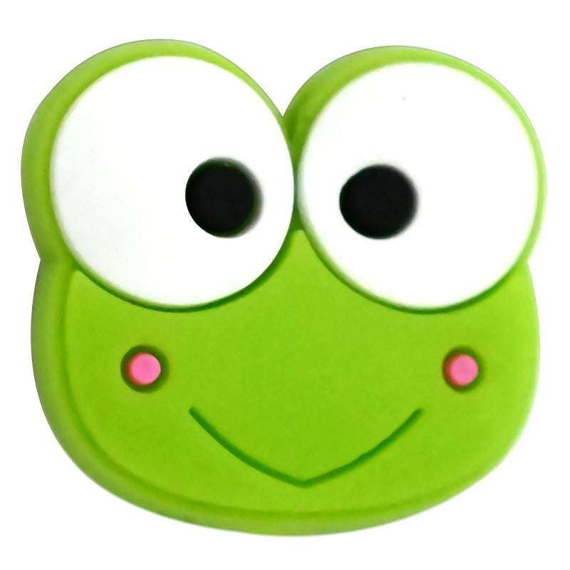 Wholesale  Random 100pcs/pack  Cartoon animal beaded PVC soft rubber beads