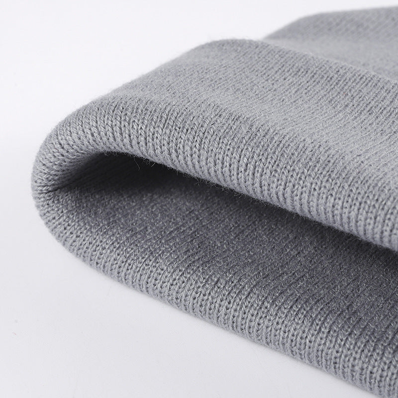 Wholesale Winter Outdoor Warm All-match Simple Wool Hat Beanie
