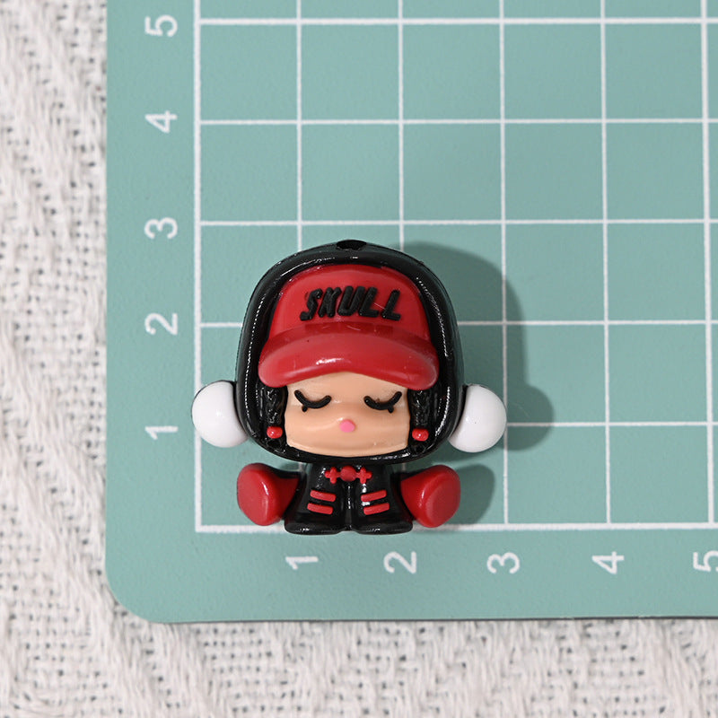 Wholesale 5pcs/pack holes loose beads diy mobile phone beads	OLY Exclusive