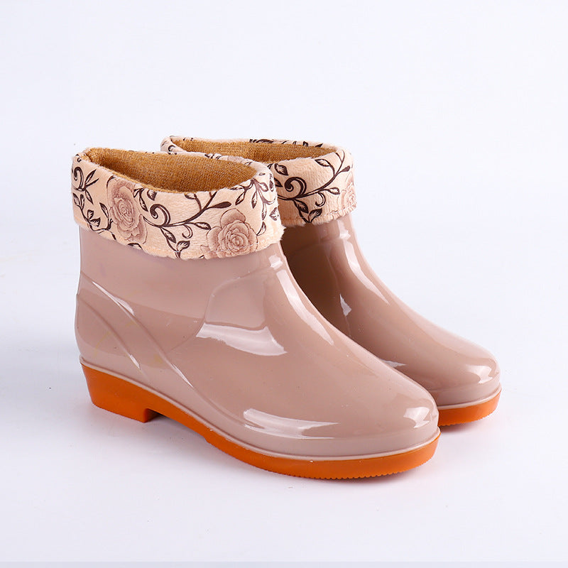 Wholesale of Adult Short Tube EVA Rain Boots for External Wear