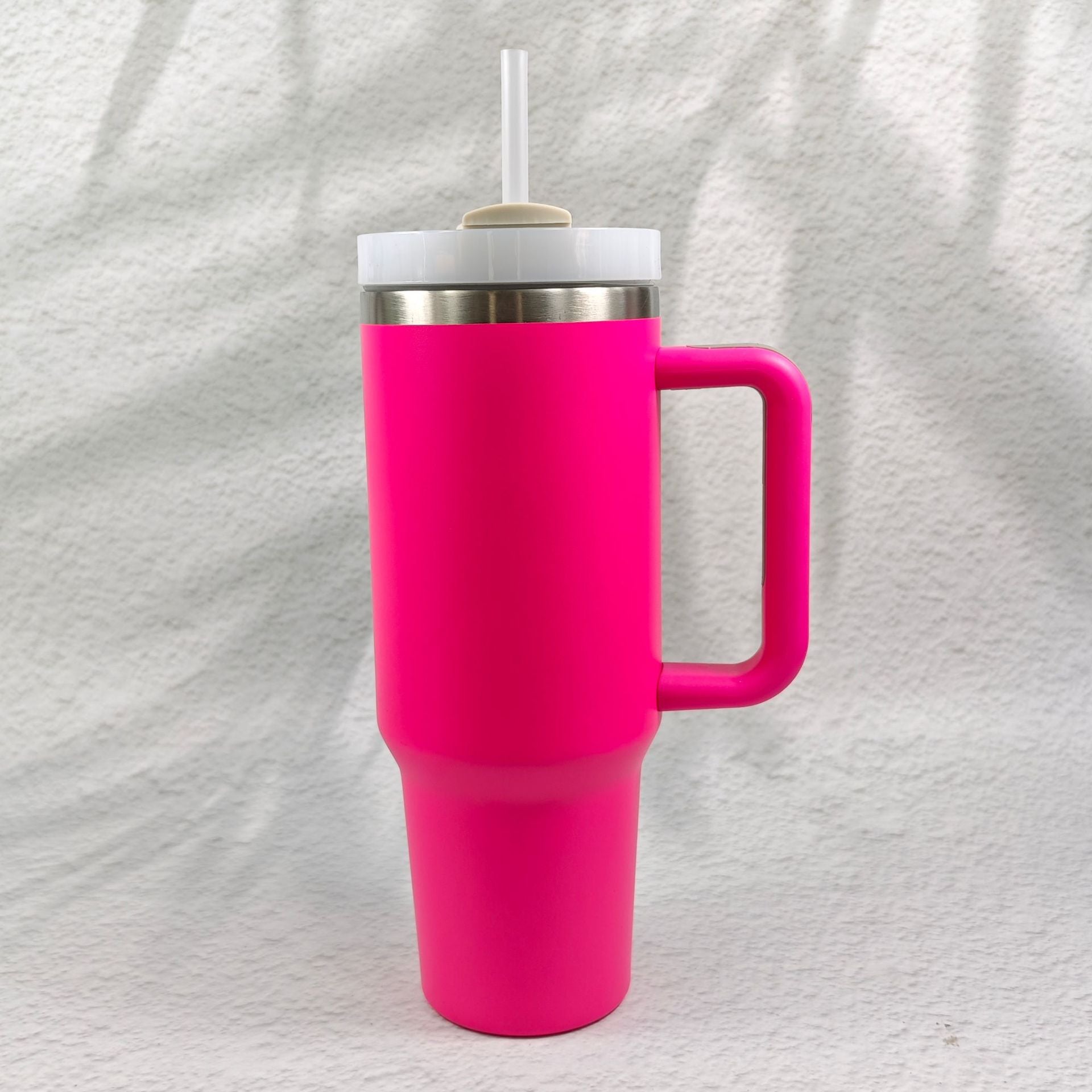 Wholesale 40oz Car Cup Large Capacity 304 Stainless Steel Convenient Handle Ice Cooler Insulated Cup