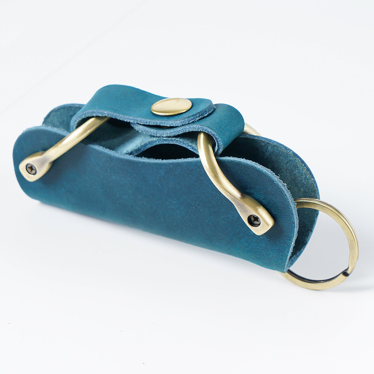 Wholesale Cowhide Creative Household Handmade Storage Leather Keychain