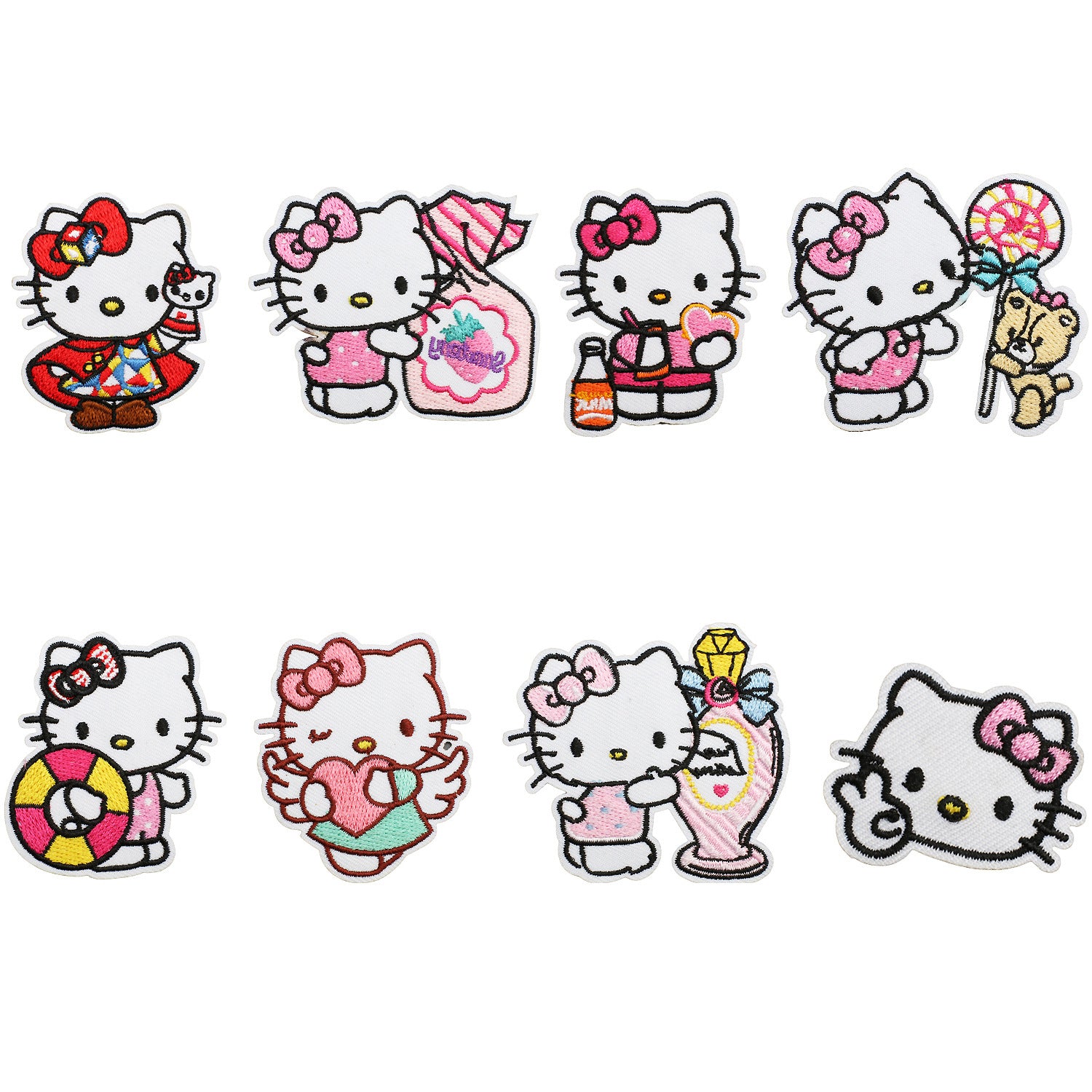 Wholesale Cute Cat Embroidery Patch Iron On Decorative Badge For Clothing Resale Gift OLY Exclusive