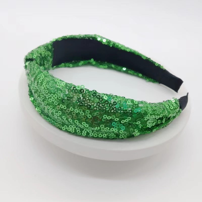 Wholesale Creative Christmas hairband sequins headband