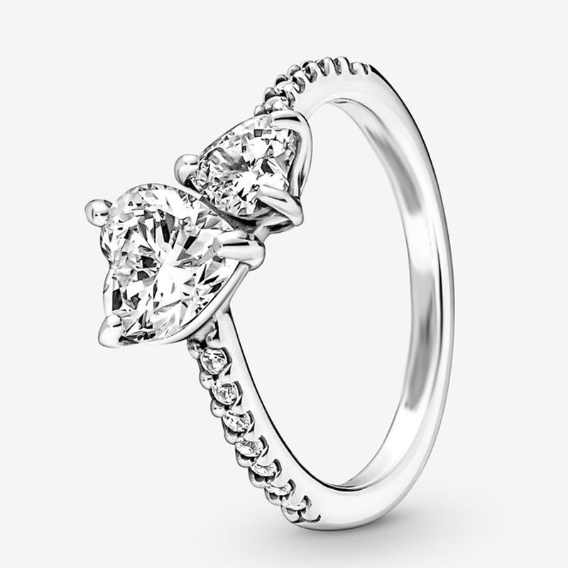 Wholesale Fashion dark purple Pansy Ring