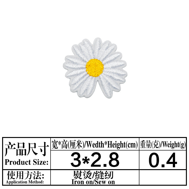 Wholesale Trendy Embroidery Patches Cloth Applique For Clothing Shoes Bags DIY Decorative Accent