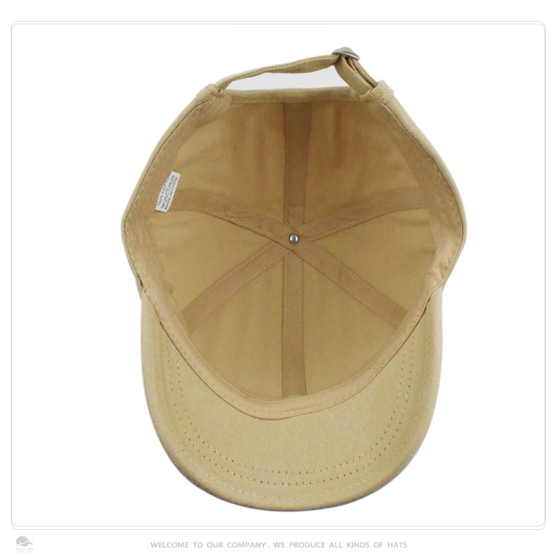 Wholesale Street Soft brimmed Letter Embroidered Sunscreen Baseball Hat