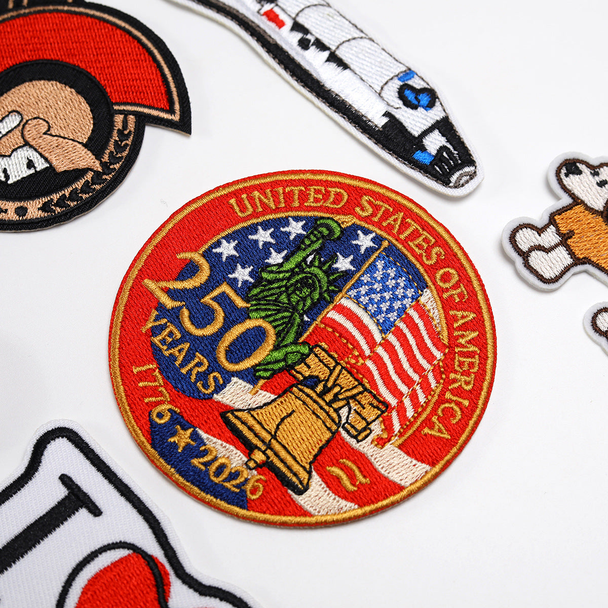 Wholesale Trendy Embroidered Letter Patch Twill Applique For Clothing Bags Hats Decorative DIY Accessory