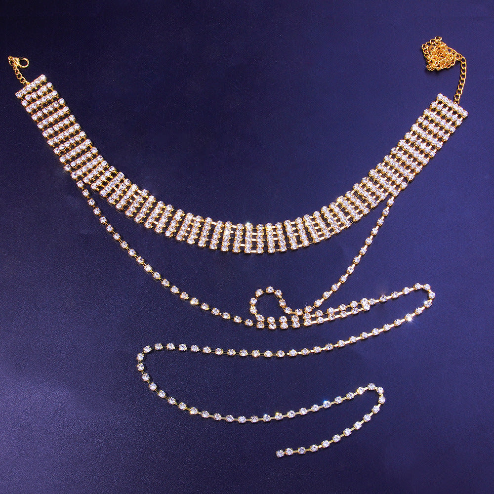 Collares de diamantes de superviso de doble capa al por mayor