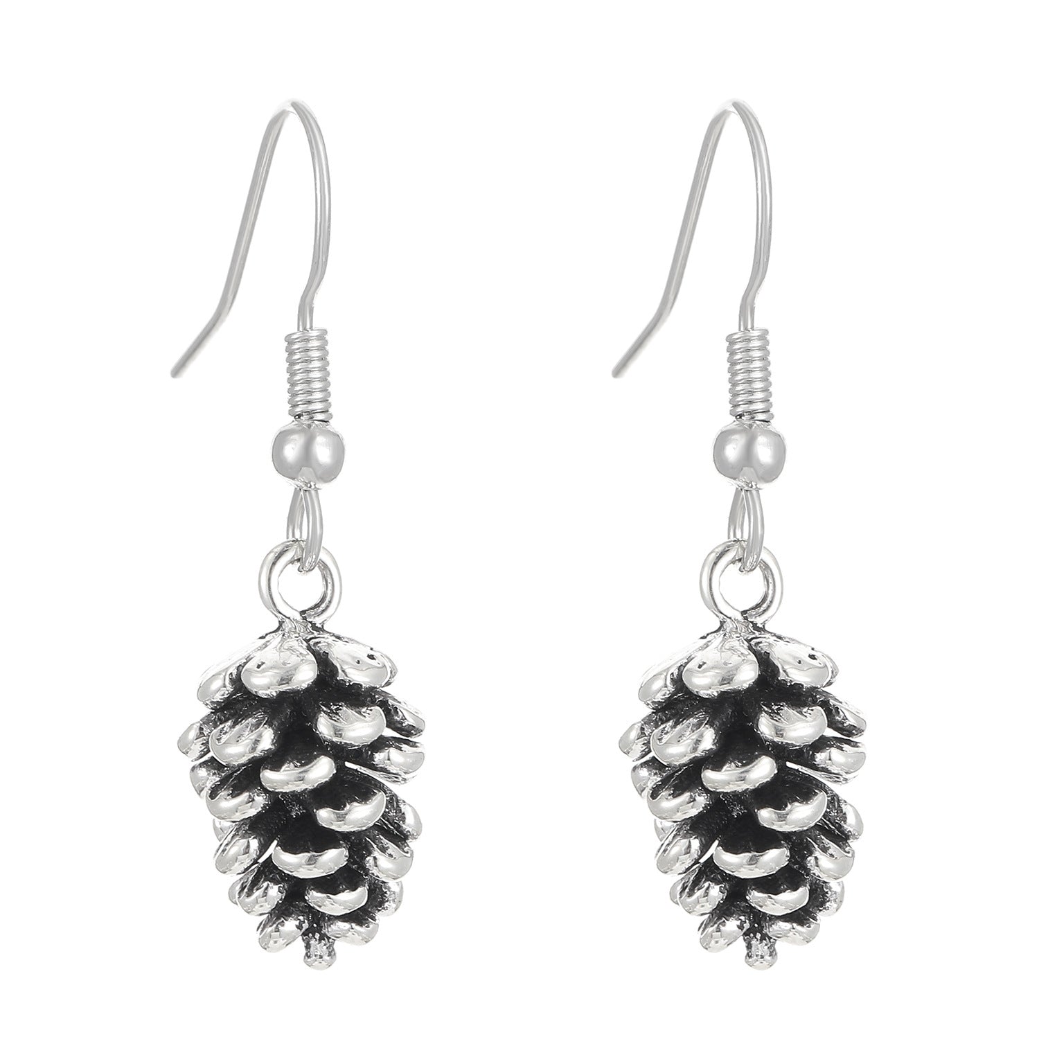 Wholesale  Retro Pinecone Plant Earrings