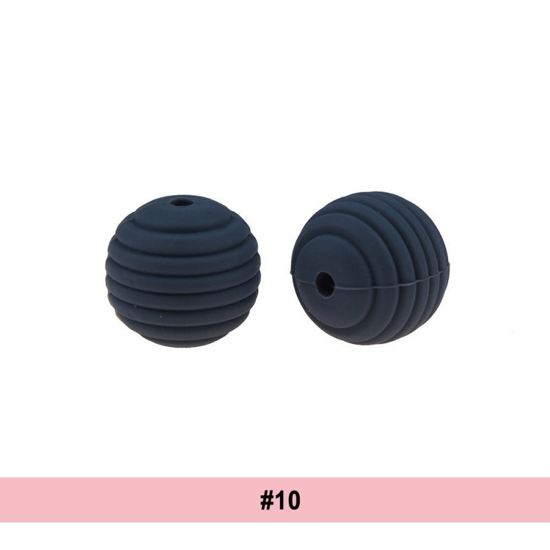 Wholesale 100pcs Colorful Threaded Beads