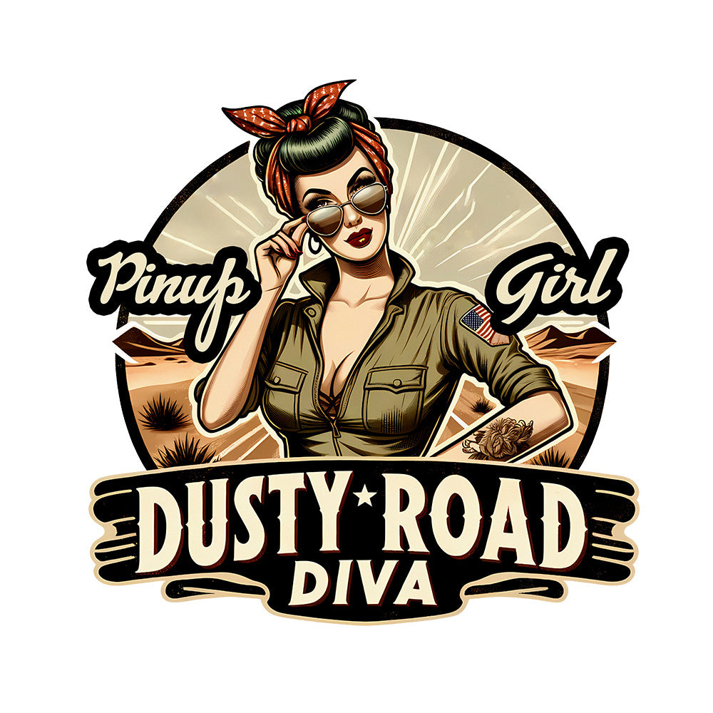 Wholesale 10pcs Retro poster girl UV DTF Ready to Press Transfers Wraps