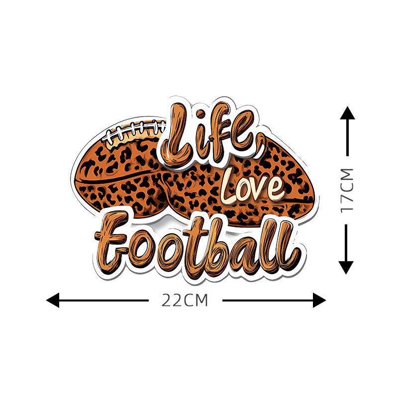 Wholesale rugby jersey UV DTF ready-to-use transfer stickers