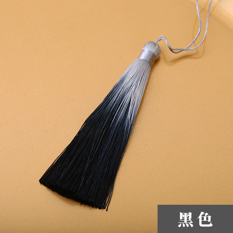 Wholesale Small Gradient Dye Tassel Vertical Decorative Pendant
