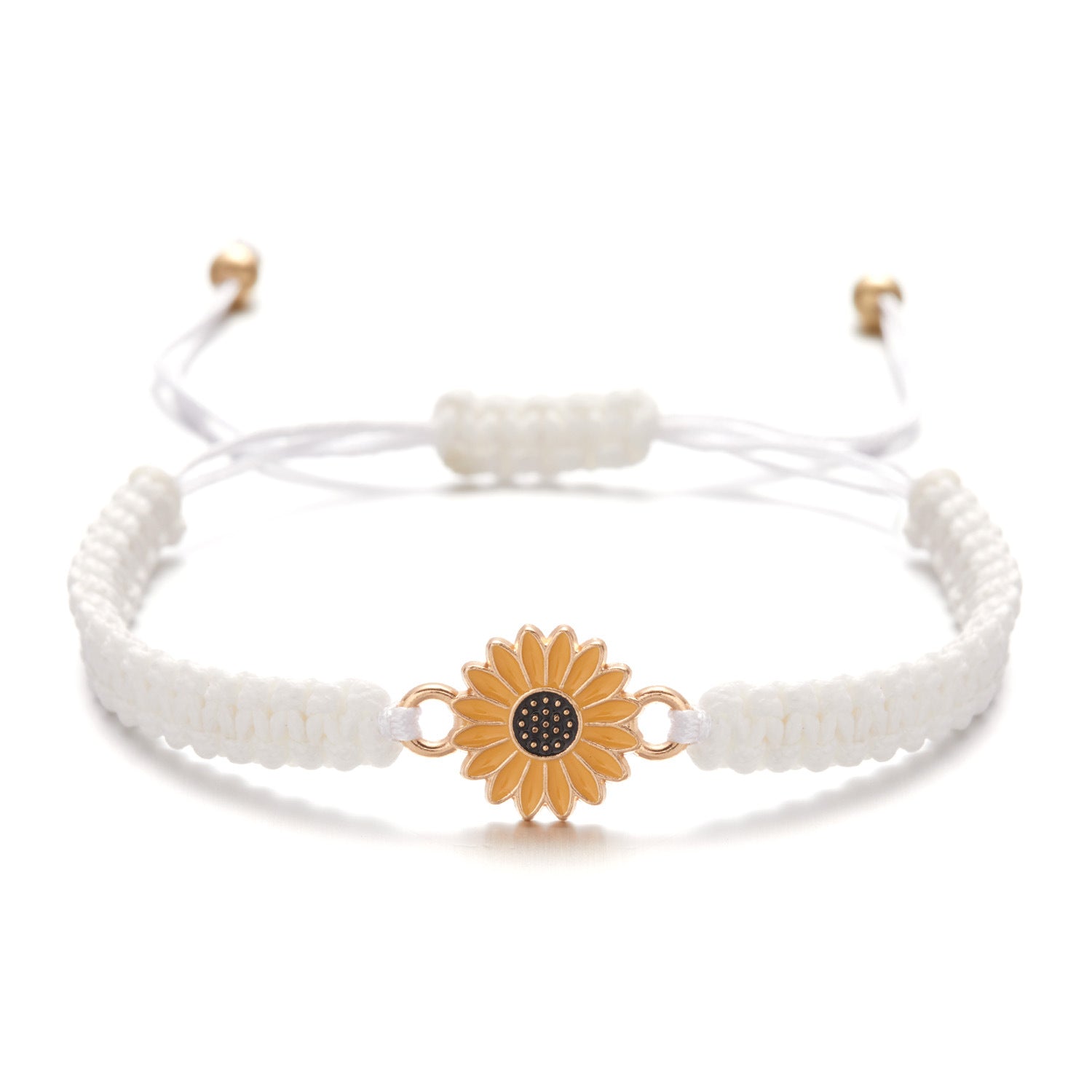 Wholesale Woven Sunflower Bracelets