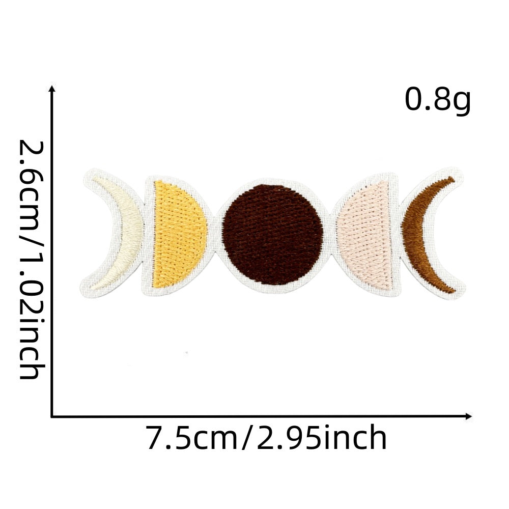 Wholesale Bohemian Chic Embroidered Iron On Patches Polyester Decorative Applique For Coats And Trench Coats