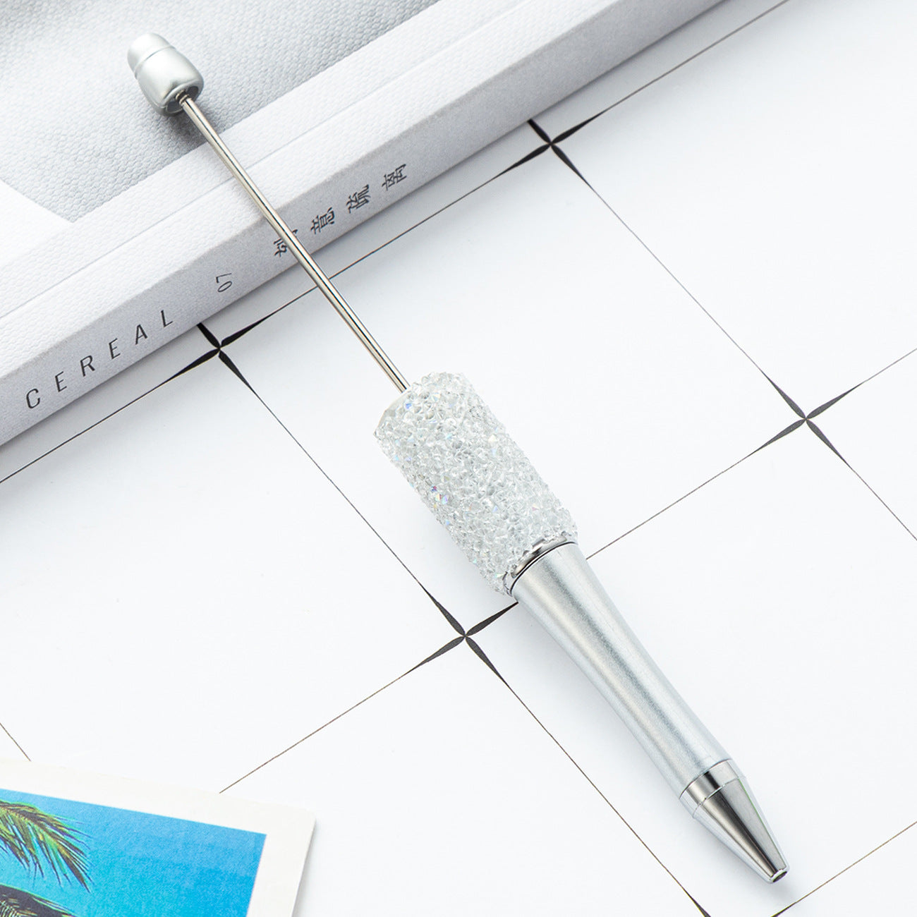 Wholesale DIY sugar beaded pen rhinestone ballpoint beadable pen