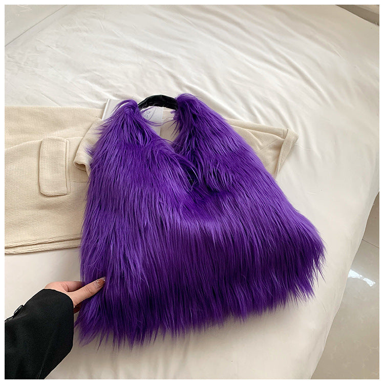 Wholesale Autumn and Winter Plush Bags