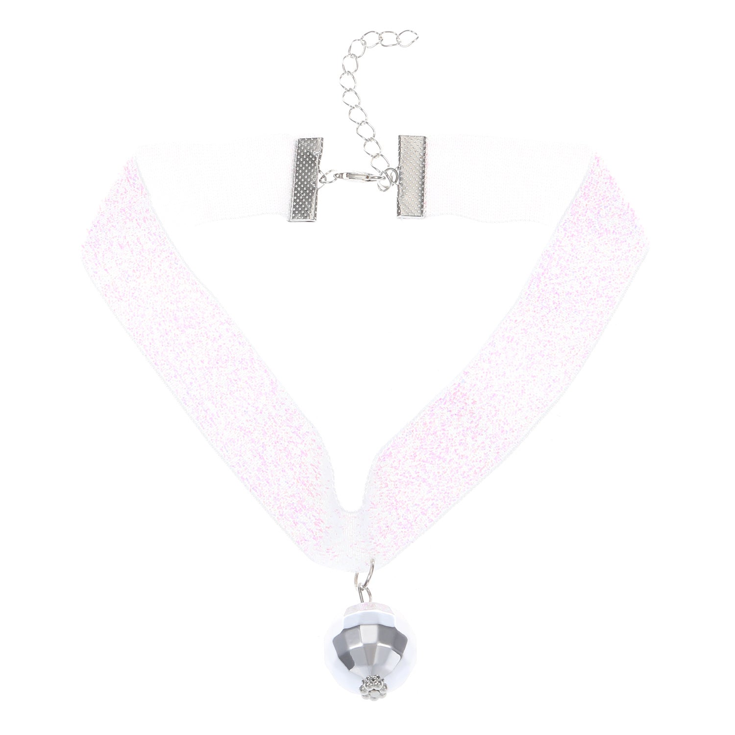 Wholesale Round Earrings Necklace Disco Bracelet Women Set Electroplating Jewelry