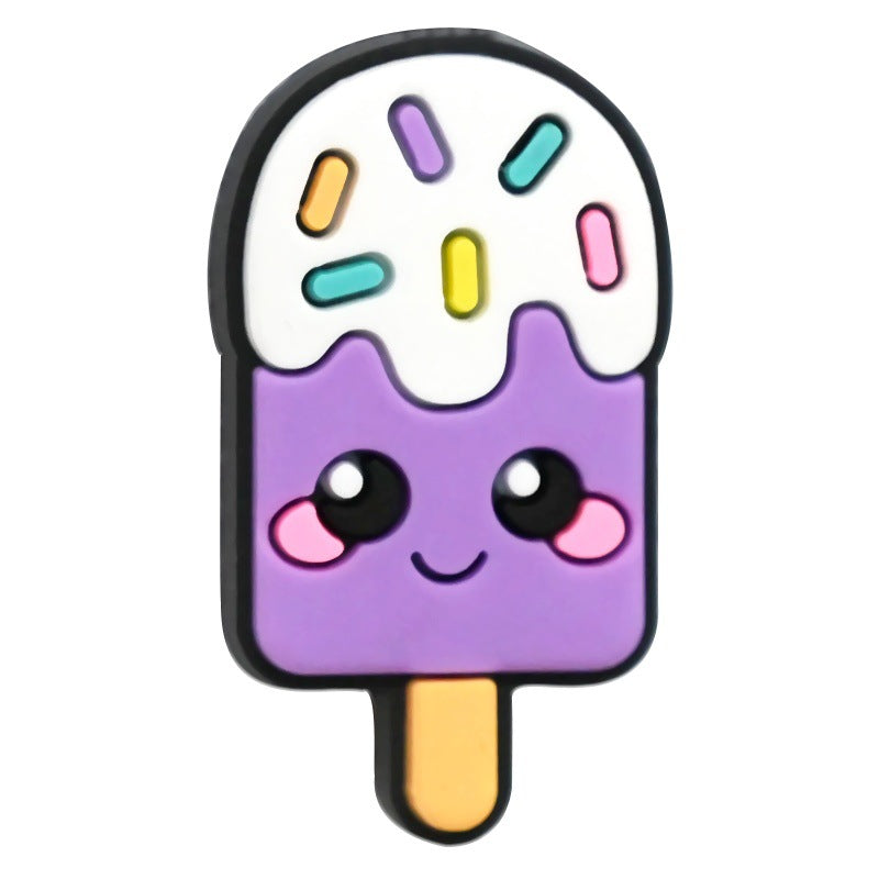 Wholesale Random 100pcs/pack  Cartoon Food Series Pen Beads   Focal Beads