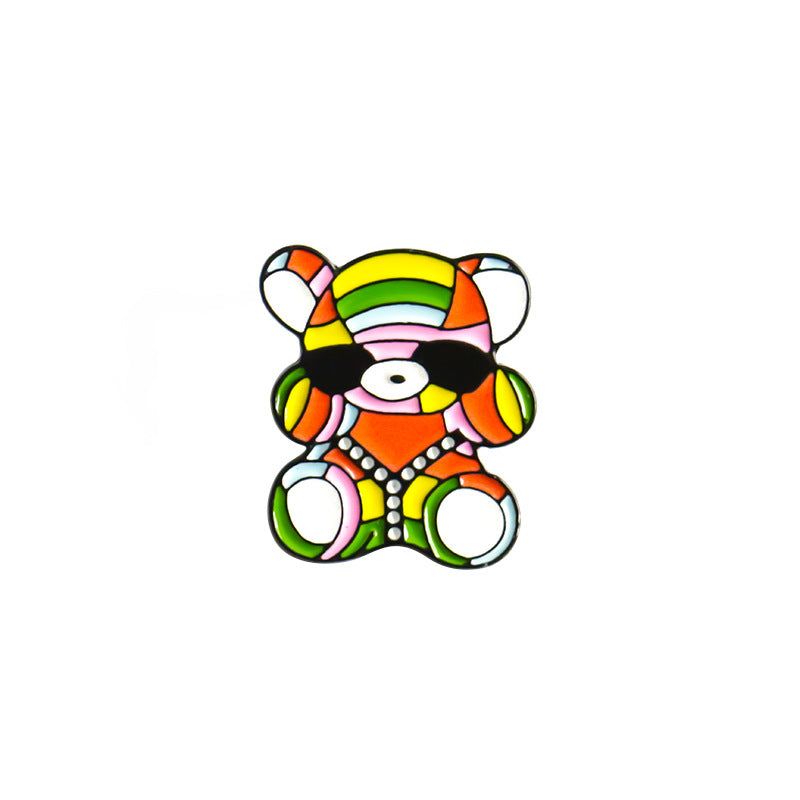 Wholesale Alloy LGBT Rainbow Brooch