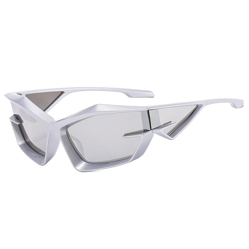 Wholesale Futuristic Technology Sunglasses Y2K Catwalk Sunglasses