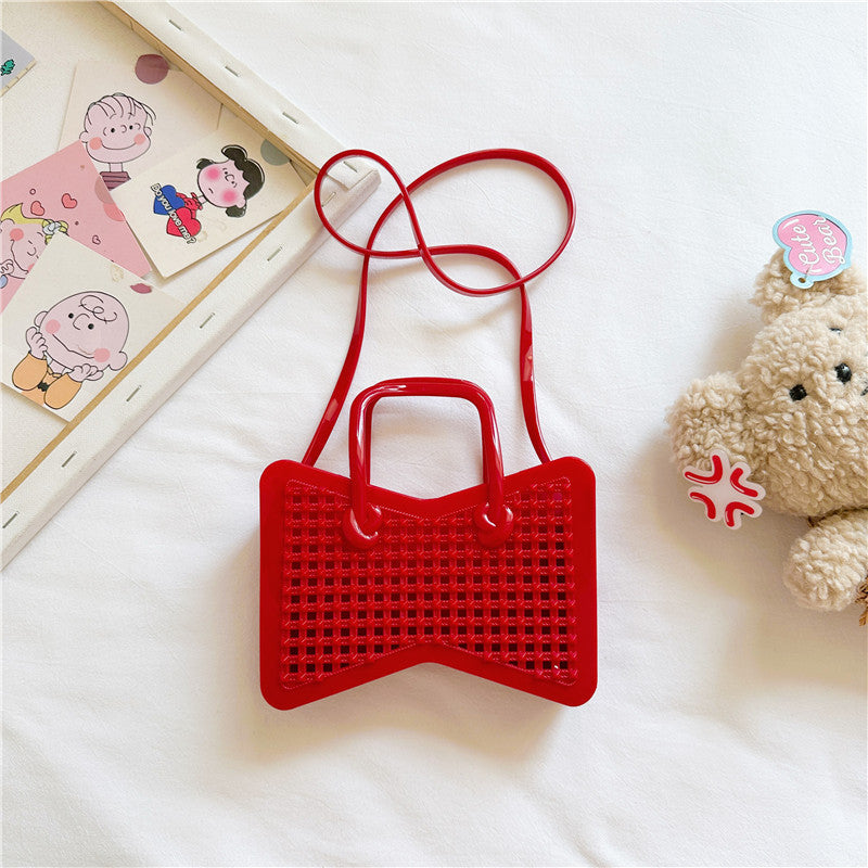 Wholesale Woven Hollow Out Mini Kids Cute Butterfly Bags