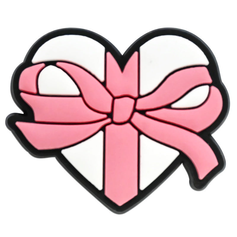 Wholesale Random 100pcs Valentine' s Day Series Wedding Dessert Cartoon Croc Charms