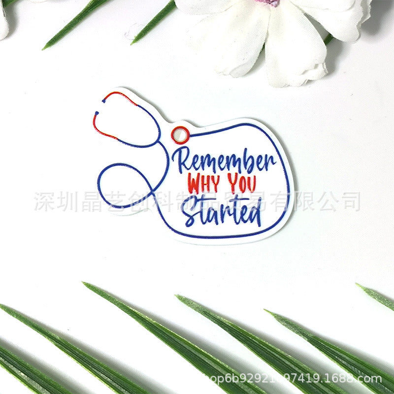 Wholesale 10pcs Nurses'  Day Acrylic Flatback