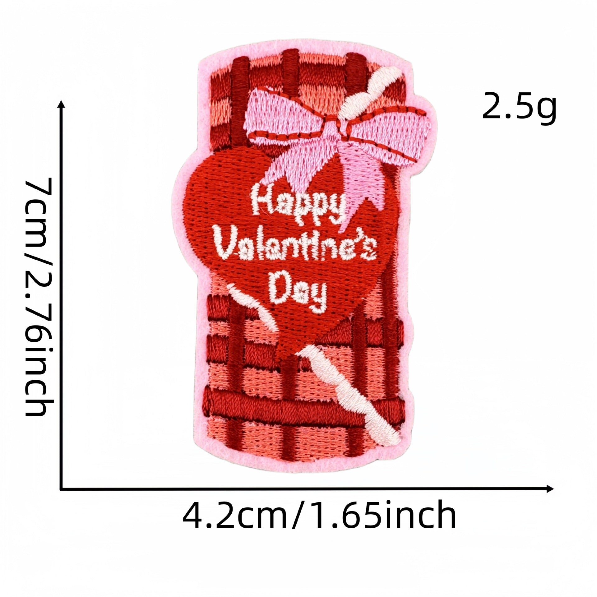 Wholesale Valentine' s Day Pink Love Cartoon Embroidery DIY Patches