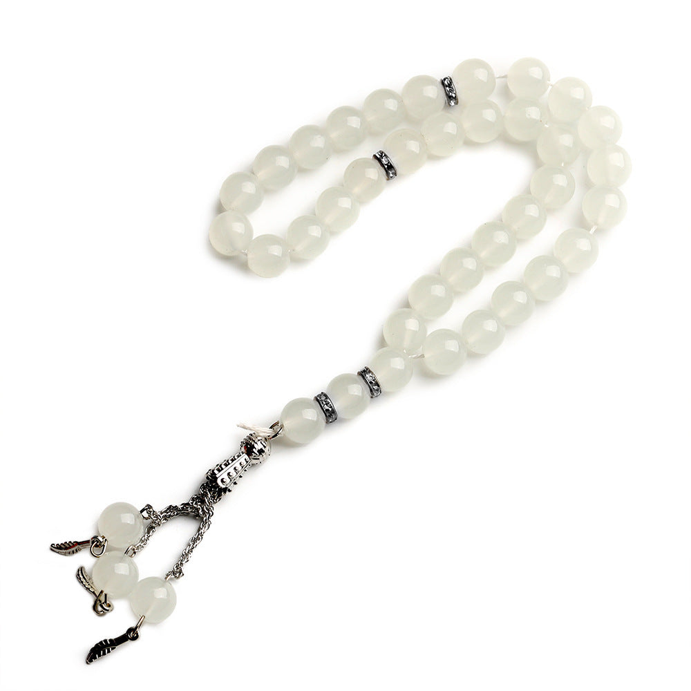 Wholesale Handmade Crystal Bracelet 33 Beads 10Mm Glass Geometric Exotic Unisex Wedding Gift Jewelry Accessory