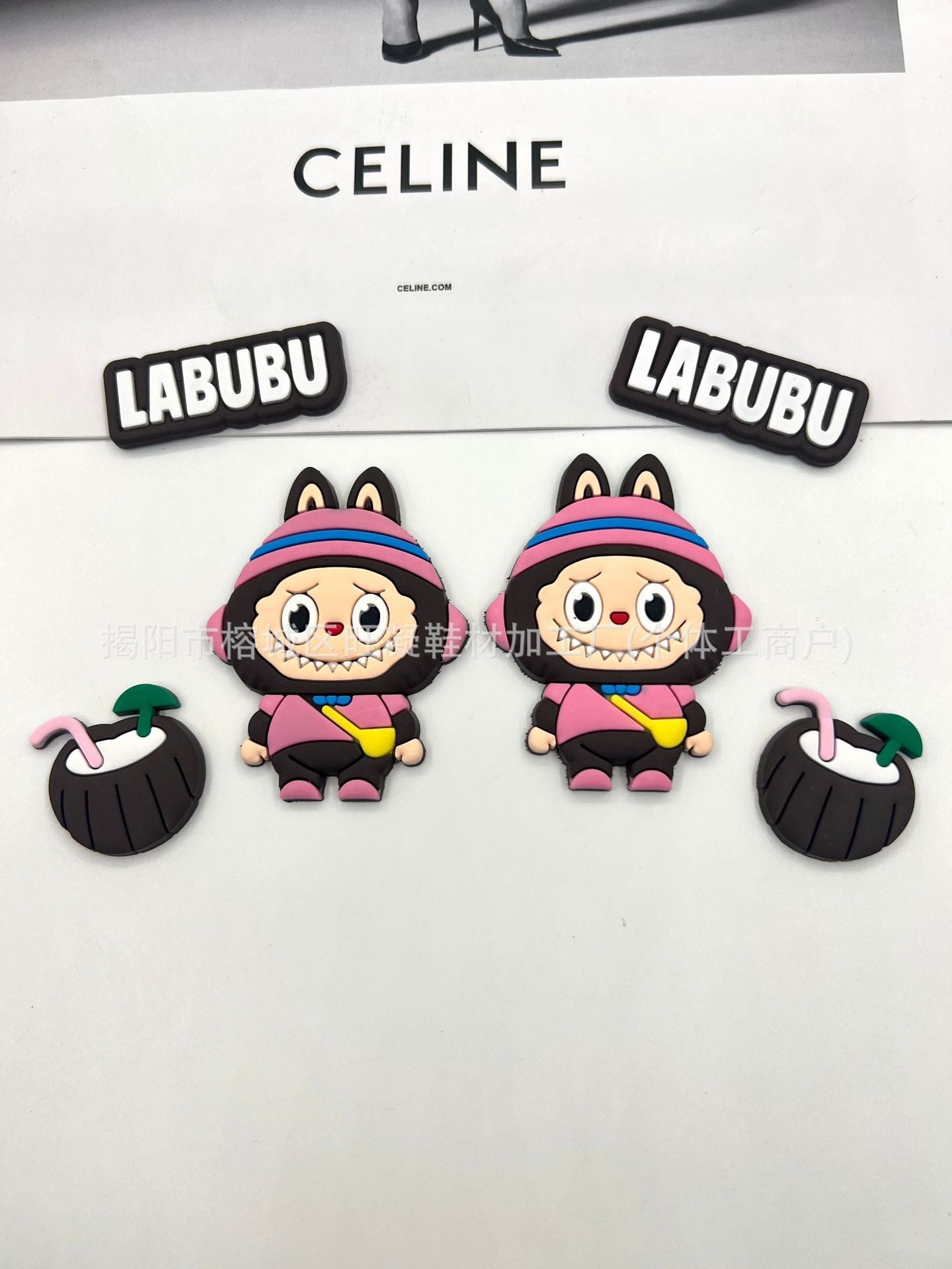 Wholesale DIY Perforated Shoe Buckles DIY Soft Rubber Shoe Buckles OLY Exclusive