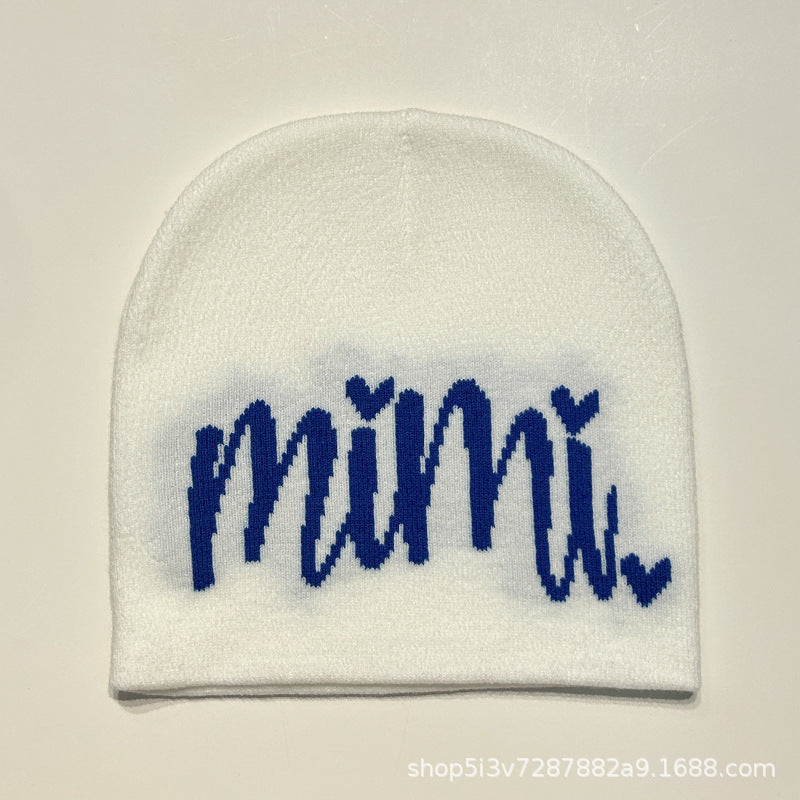 Wholesale Letter Knitted Hat Simple Woolen Hat