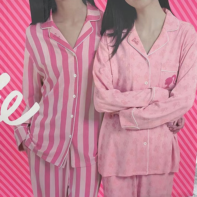 Wholesale Pajamas Women's Light Luxury Stripes Can Be Worn Outside A High-end Sense of Home Wear Sweet Set
