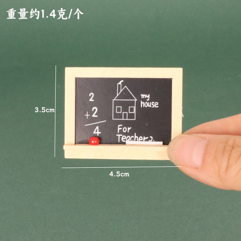 Wholesale Miniature Blackboard easel Gallery Decoration Doll Accessories