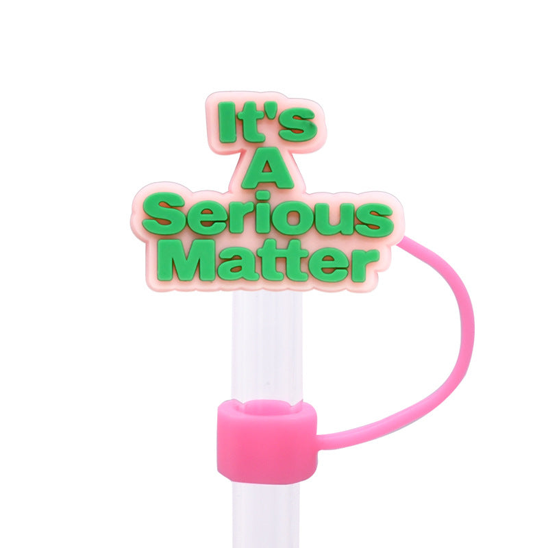 Wholesale Random 100pcs 10MM pink dust plug straw h accessories