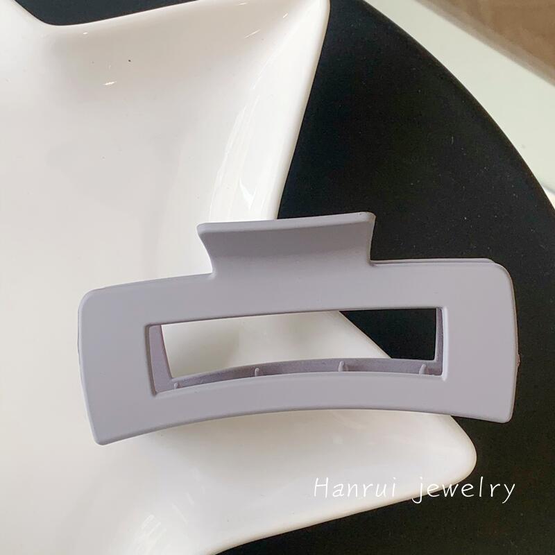 Wholesale Back Head Square Frosted Large Women's Elegant Bath Hair Clip